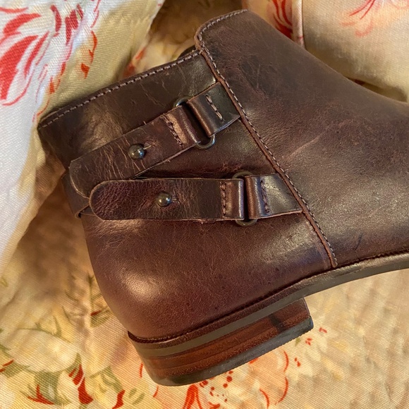 NWOT J. Jill Flat Bootie, 6.5, Chocolate Leather - Picture 4 of 6